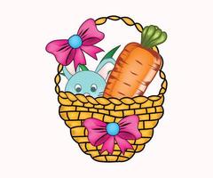 Easter bunny or rabbit Sublimation design Graphic vectors