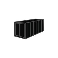 illustration vector graphic symbol cargo container