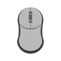 Flat Computer Mouse Vector Icon Illustration