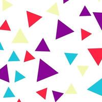 Seamless vector pattern of red, violet and blue triangles. Perfect for fabric, textile, wallpapers, backgrounds and other surfaces