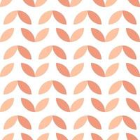 Pattern of beige petals on white background. Perfect for fabric, textile, wallpapers, backgrounds and other surfaces vector