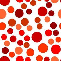 Vibrant seamless repeating pattern of various bubbles in different shades of red for printing on clothes, bags, cups, wallpapers, postcards, wrappers and other surfaces vector