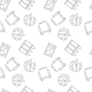 vector sin costura modelo de caballete, teñir, color paleta es hecho de varios elemento