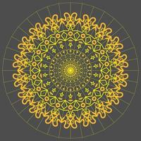 Luxury mandala with golden arabesque pattern arabic islamic background vector