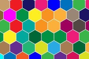 abstract background with hexagons vector