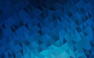 Dark BLUE vector abstract mosaic backdrop.