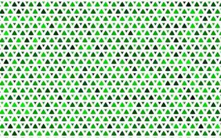 Light Green vector seamless backdrop with lines, triangles.