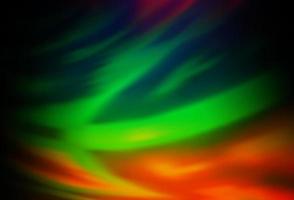 Dark Multicolor, Rainbow vector colorful blur backdrop.