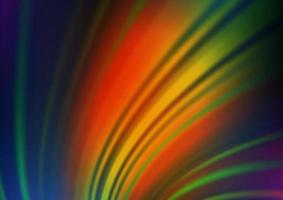 Dark Multicolor, Rainbow vector blurred shine abstract pattern.