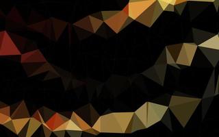 Light Yellow, Orange vector abstract polygonal layout.