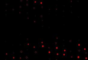Dark Red vector background with rectangles.