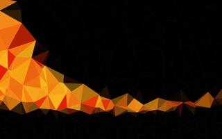 Light Orange vector polygonal template.