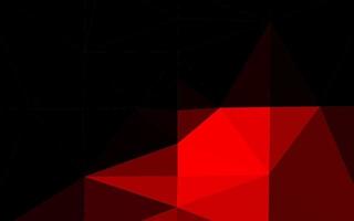 Dark Red vector polygon abstract backdrop.