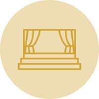 Stage Vector Icon Design