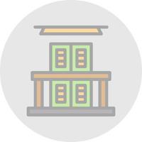 Balcony Vector Icon Design