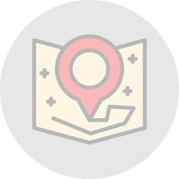 Location Map Vector Icon Design