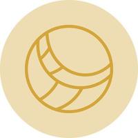 diseño de icono de vector de voleibol