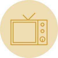 diseño de icono de vector de televisión