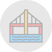 Bridge Vector Icon Design