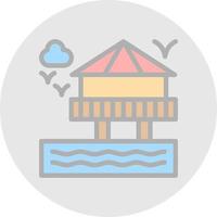 Resort Vector Icon Design