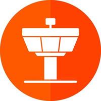 Control Tower Vector Icon Design