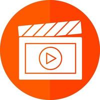 diseño de icono de vector de creación de video