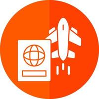 International Flights Vector Icon Design