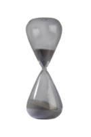 Isolated hourglass to calculate the left time with sand png