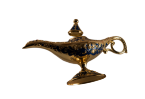 Magic genie lamp from the tale of aladdin png