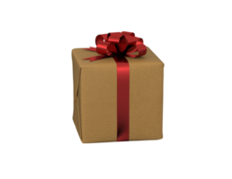 presente caixa com arco para Natal festividade png