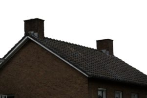 Roof detail of a small house building png