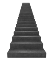 Image of stairs concept of career advancement and growth. 3d rendering png