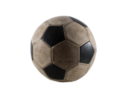 Nahansicht von traditionell Fußball Ball zum Fußball Spiel png