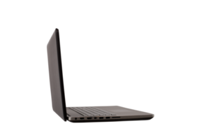 Image of a laptop. concept of internet sharing and technology png