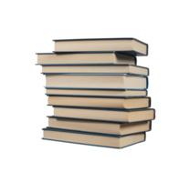 Pile of stacked books. concept of culture and knowledge png