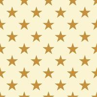 gold star pattern vintage background vector