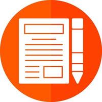 Blogger Vector Icon Design
