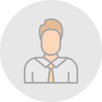 Male Employee Vector Icon Design