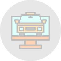 Taxi Vector Icon Design