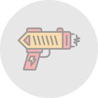 diseño de icono de vector de pistola de aturdimiento