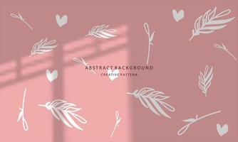 Abstract Background Geometric Gradient Flower Handdrawn Simple Cute Attractive Pink Pastel EPS 10 vector