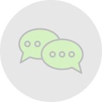 Conversation Vector Icon Design