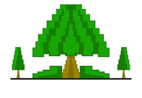 Forest design illustration, simple forest icon with elegant concept vector