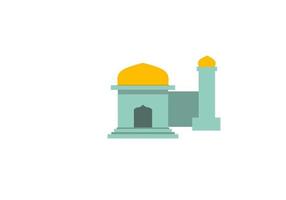 mosque illustration, mosque icon with elegant concept, perfect for ramadan design vector