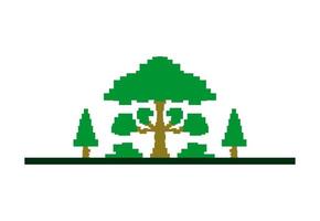 Forest design illustration, simple forest icon with elegant concept vector