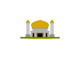 mosque illustration, mosque icon with elegant concept, perfect for ramadan design vector