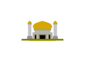 mosque illustration, mosque icon with elegant concept, perfect for ramadan design vector