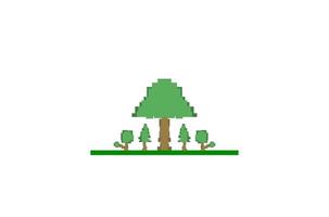 Forest design illustration, simple forest icon with elegant concept, perfect for celebrations world forest day vector