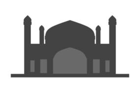 mosque illustration, mosque icon with elegant concept, perfect for ramadan or eid design vector