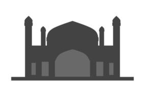 mosque illustration, mosque icon with elegant concept, perfect for ramadan or eid design vector